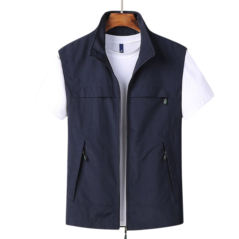 William – Moderne Oprejst Krave Multi Lomme Vest