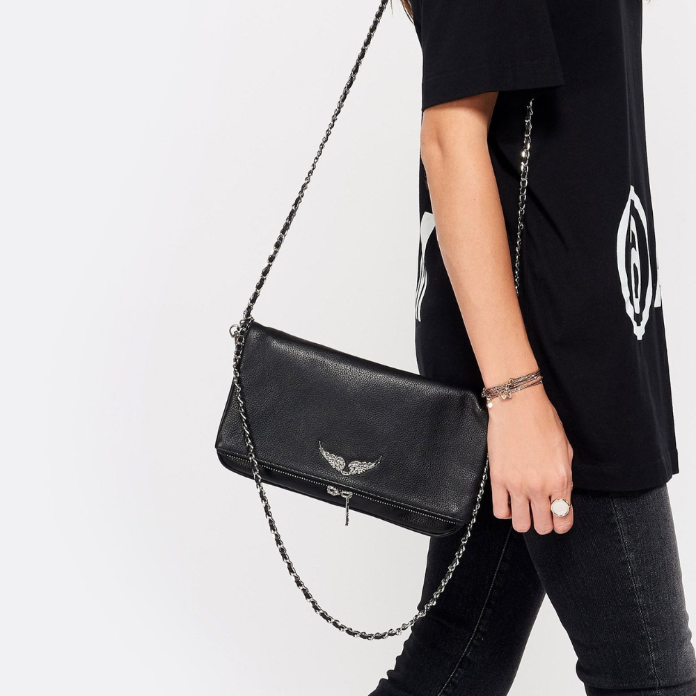 Agnes – Skuldertaske med kæderem og klaplås