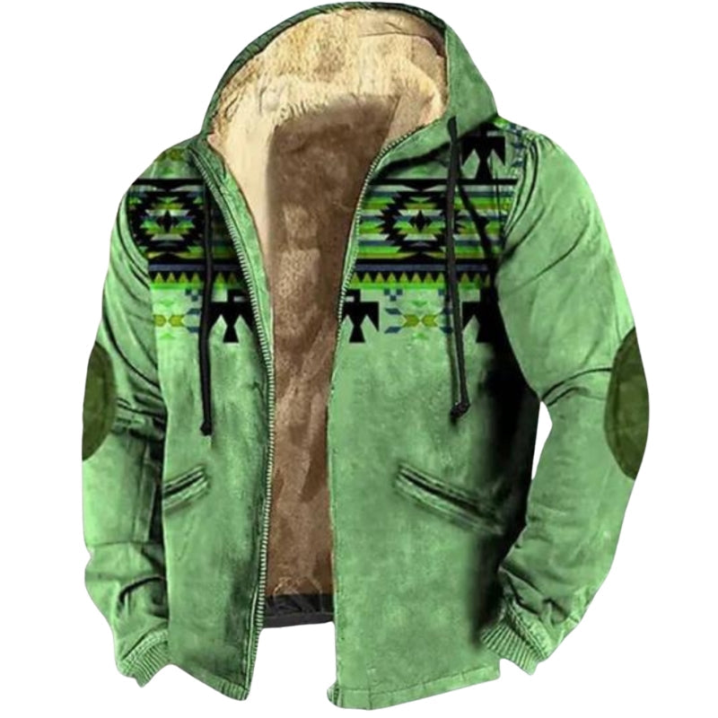 Wyatt – Lange Ærmer Hætte Jakke med Lynlås og Lommer