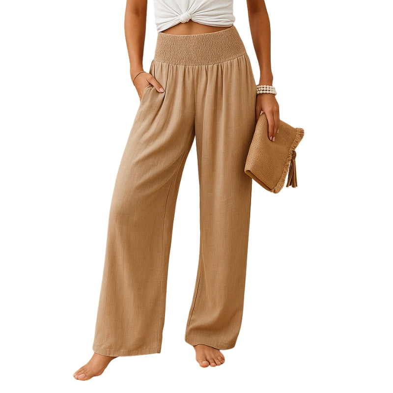 Noah – Letvægtsbukser med Lige Ben og Elastisk Talje