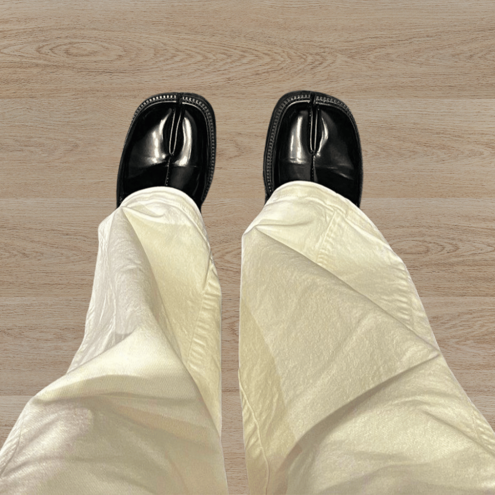 Torsten – Tåsplit-sko med tyk sål