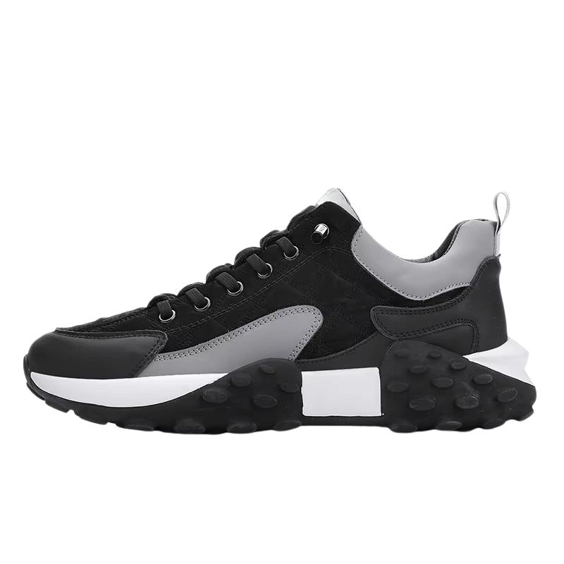 Michael - Wedge Sneakers med Snørelukning og Rund Tå