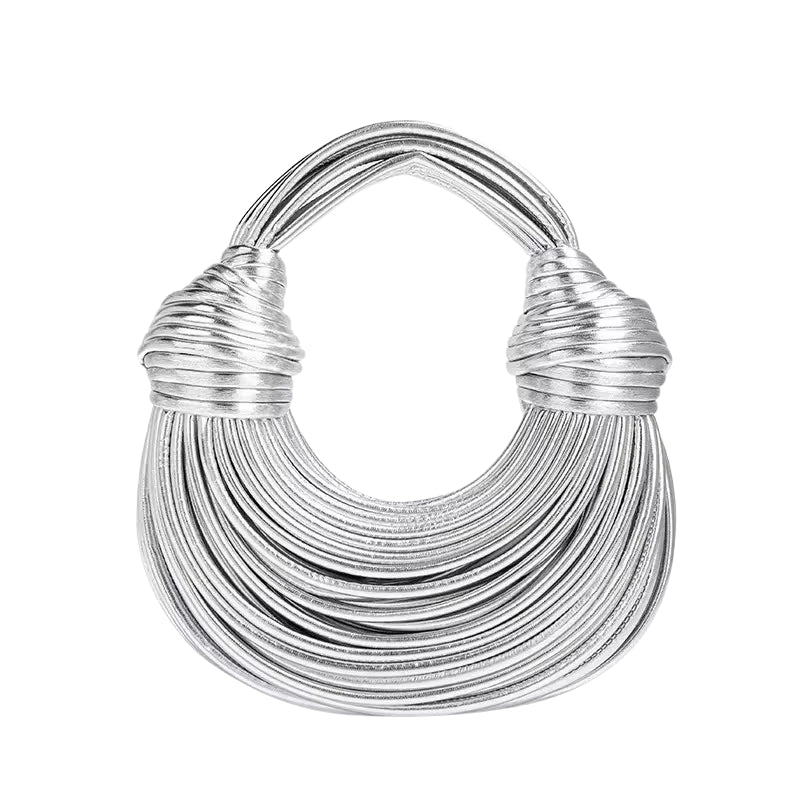 Naomi – Formet Håndtaske med Lynlås og Knudedetalje