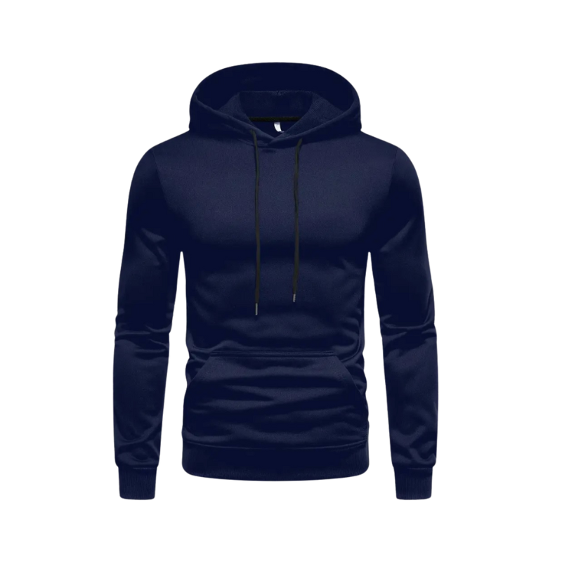 Jason – Langærmet hættetrøje med lommedesign