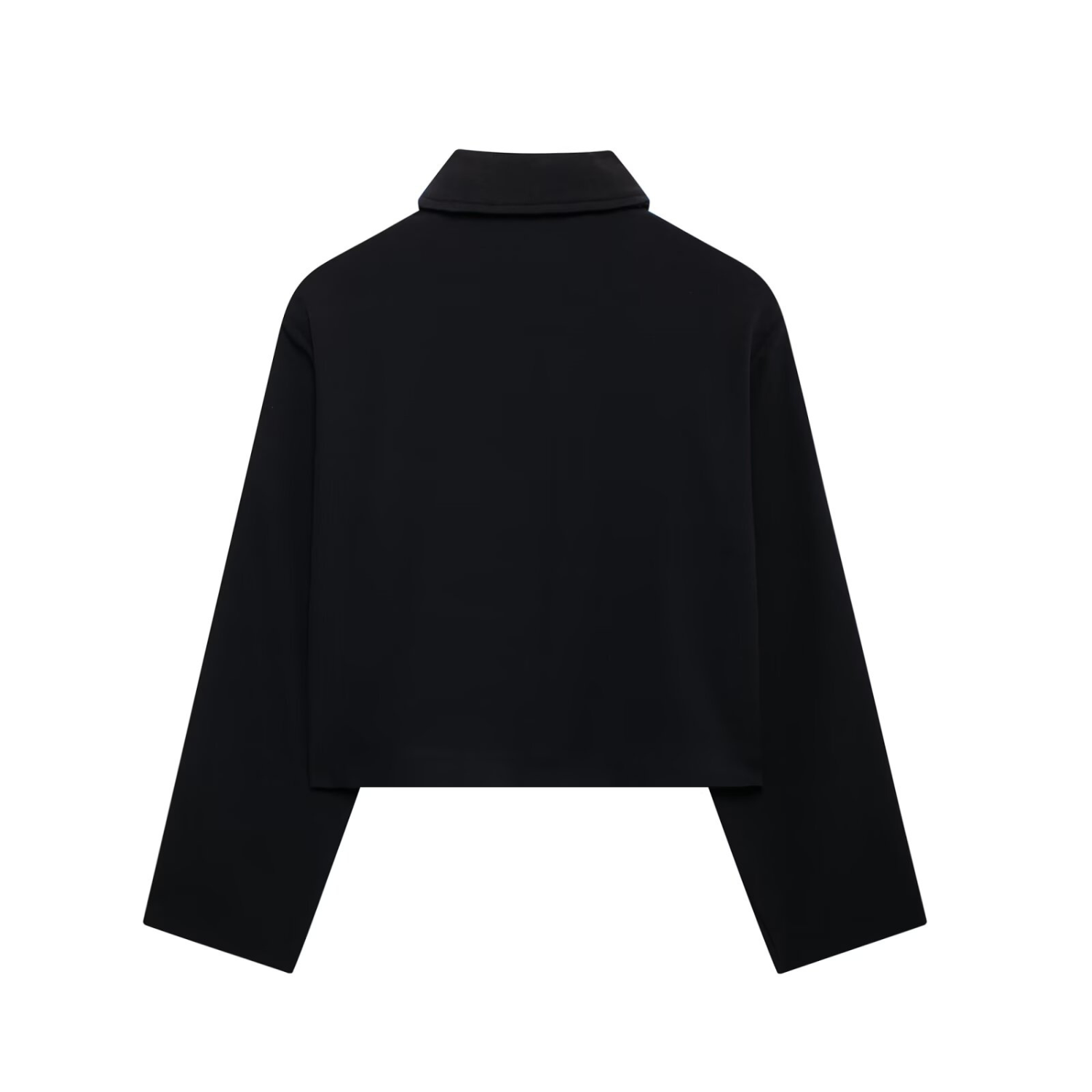 Lærke | Sporty Sæt med Kort Lynlåsjakke og Vide Bukser