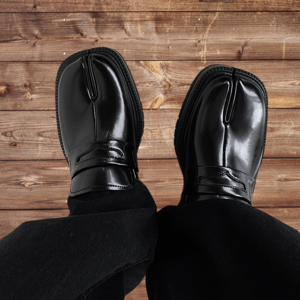 Torsten – Tåsplit-sko med tyk sål