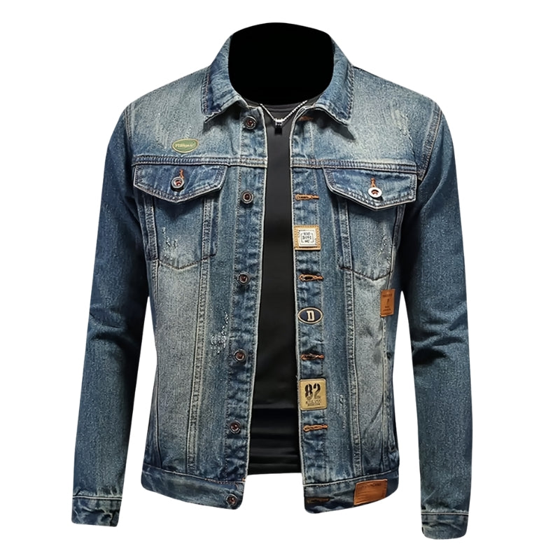 Henry – Lange Ærmer Jakke med Klassisk Krave og Lommer