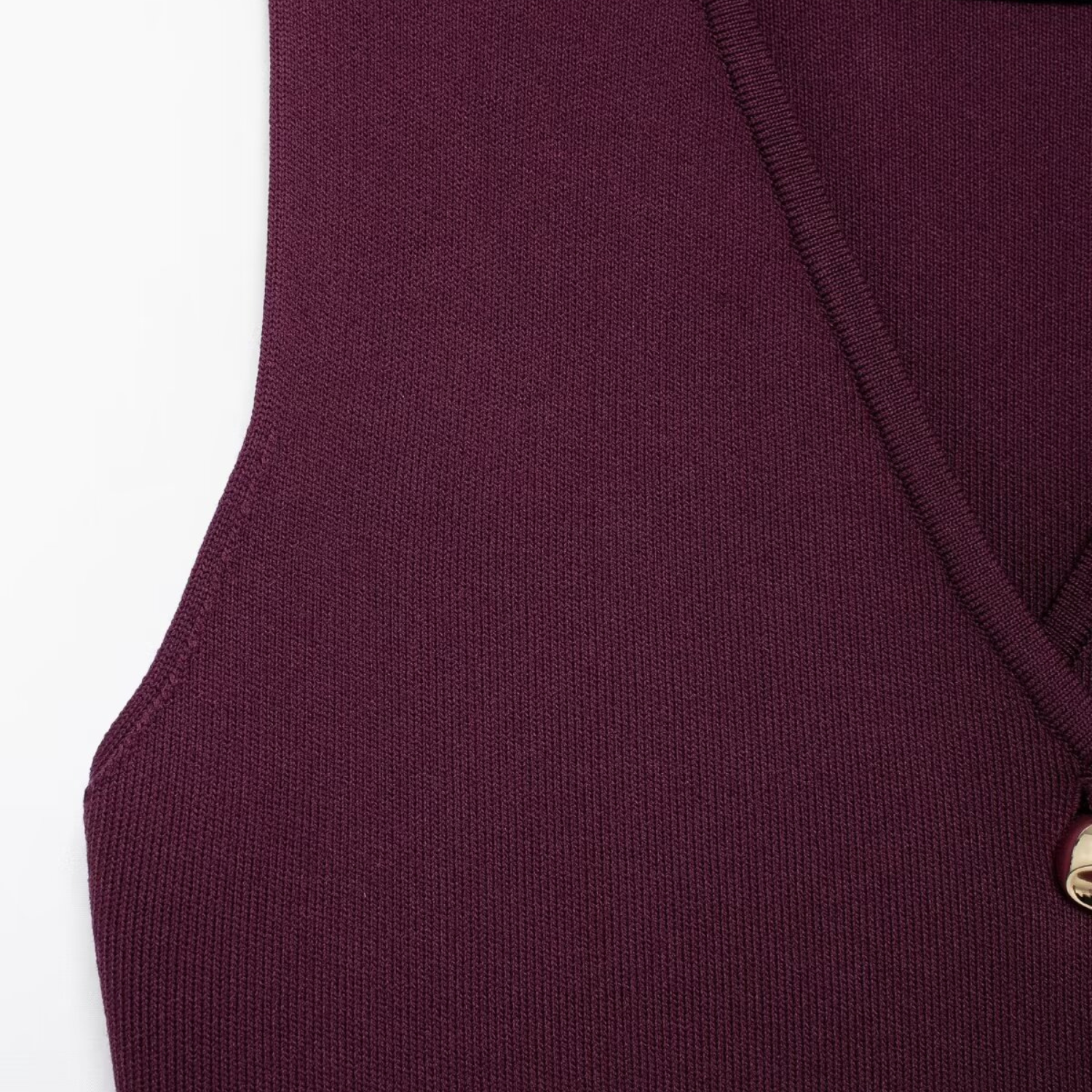 Anna | Sommer Sæt med Strikket Vest og Ankellang Nederdel