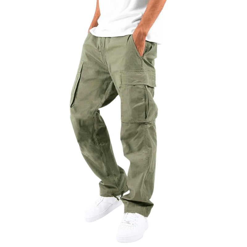 Leonard - Cargo Bukser med Flere Lommer og Justerbar Talje