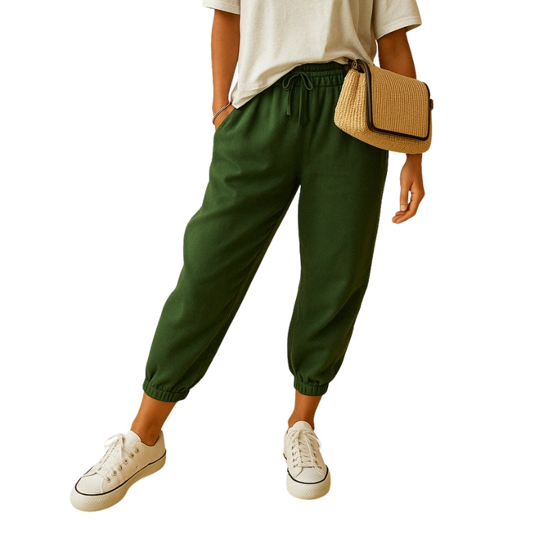 Eliza – Letvægtsbukser med Snørelukning og Lommer