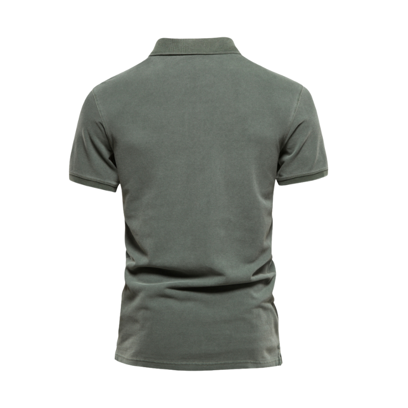 Edward – Kortærmet Polo med Klassisk Nedslået Krave