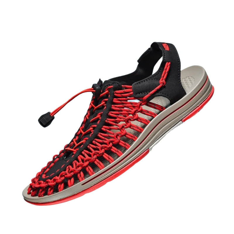 SplashBreeze – Moderne Sko med Vævet Design og Justerbar Ankelsløjfe