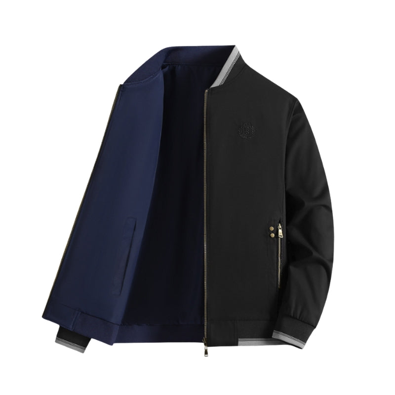 Jacob – Reversibel Langærmet Zip Bomberjakke