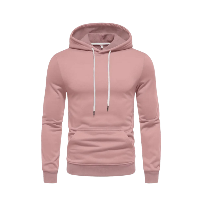 Jason – Langærmet hættetrøje med lommedesign