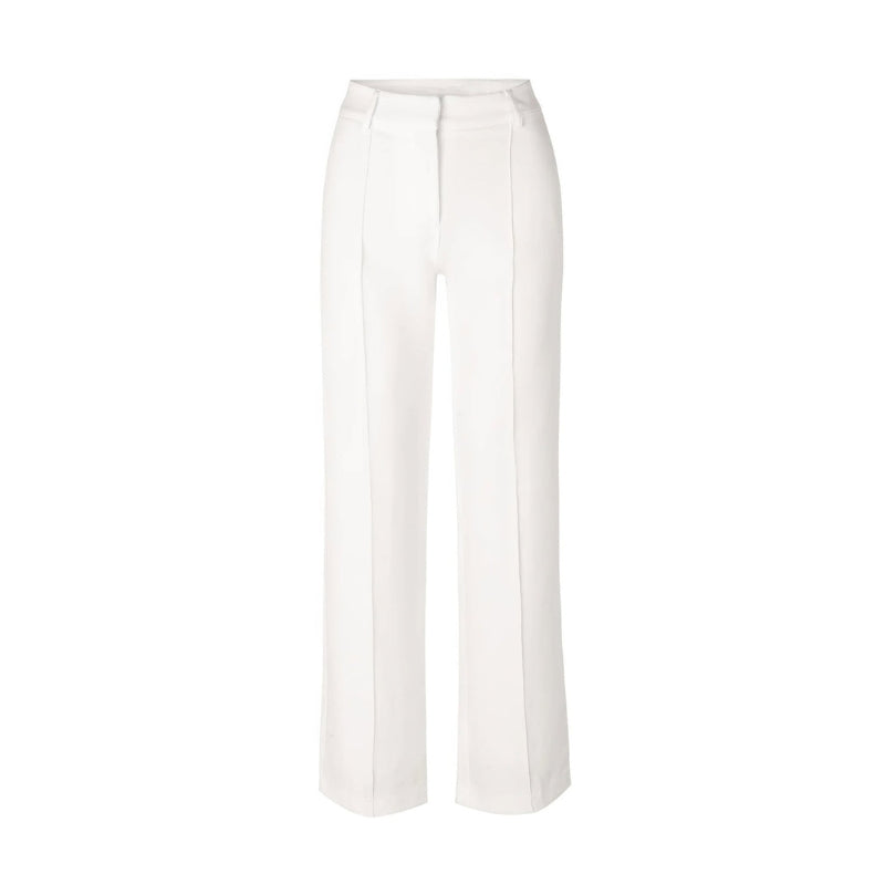 Deborah - Højtaljede Bukser med Bred Ben og Lommer