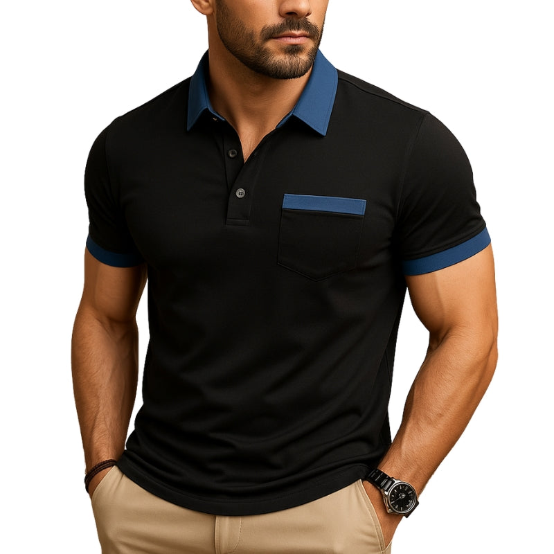 Oliver – Korte Ærmer Polo Skjorte med Krave og Knaplukning