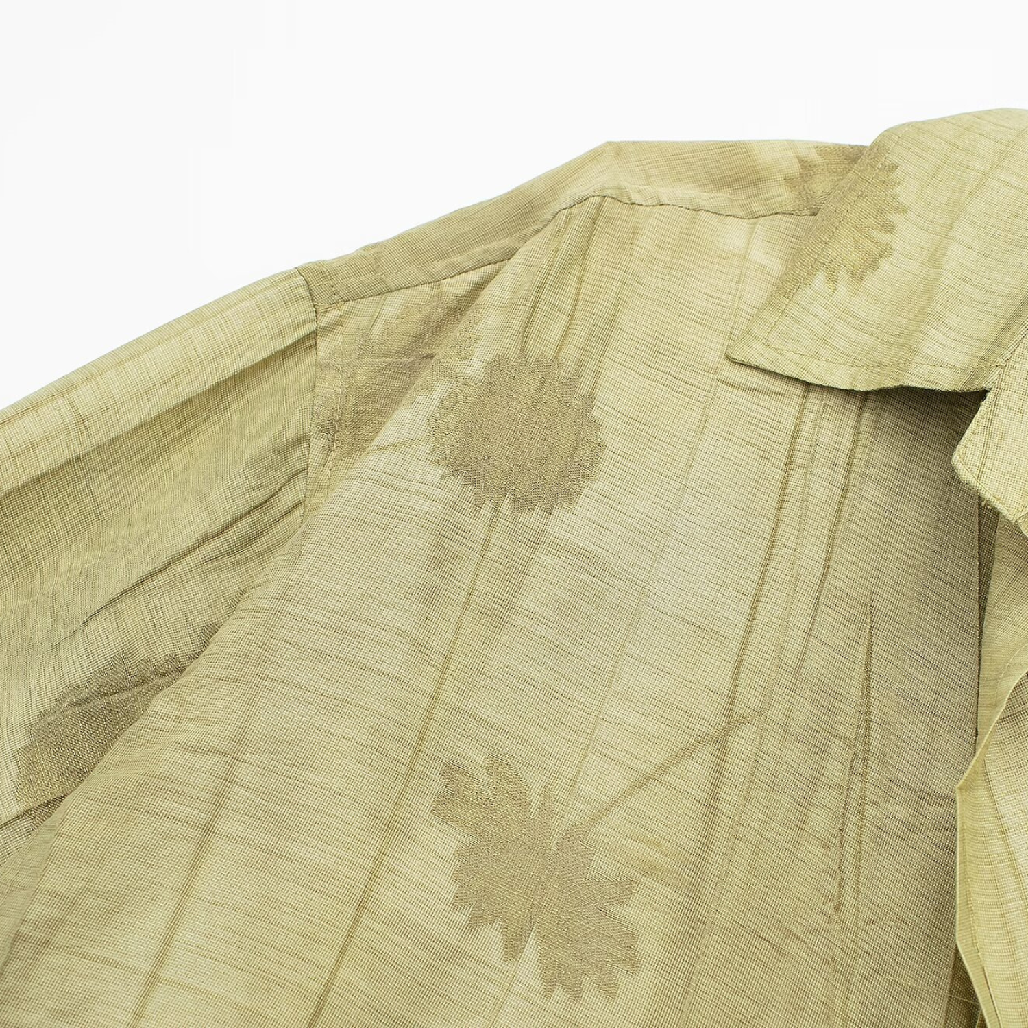 Ida | Sæt med Printet Skjorte og Bukser – Langærmet Skjorte med Revers og Højtaljede Bukser