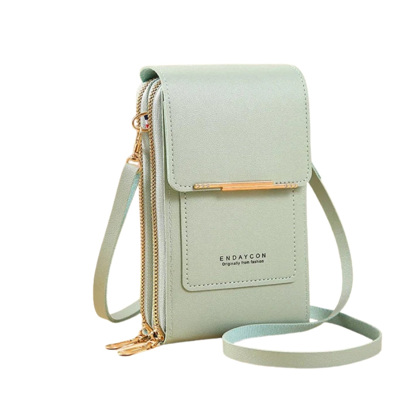 Emma – Skuldertaske med RFID-beskyttelse og Vandtæt Mobilrum