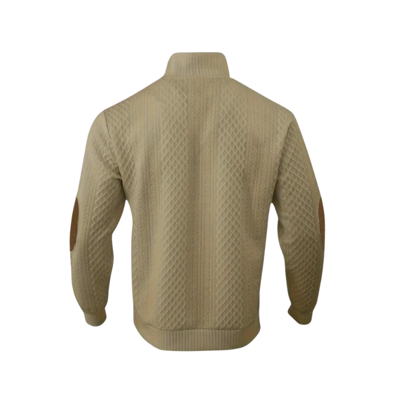 Joshua – Langærmet strikket knap-op trøje