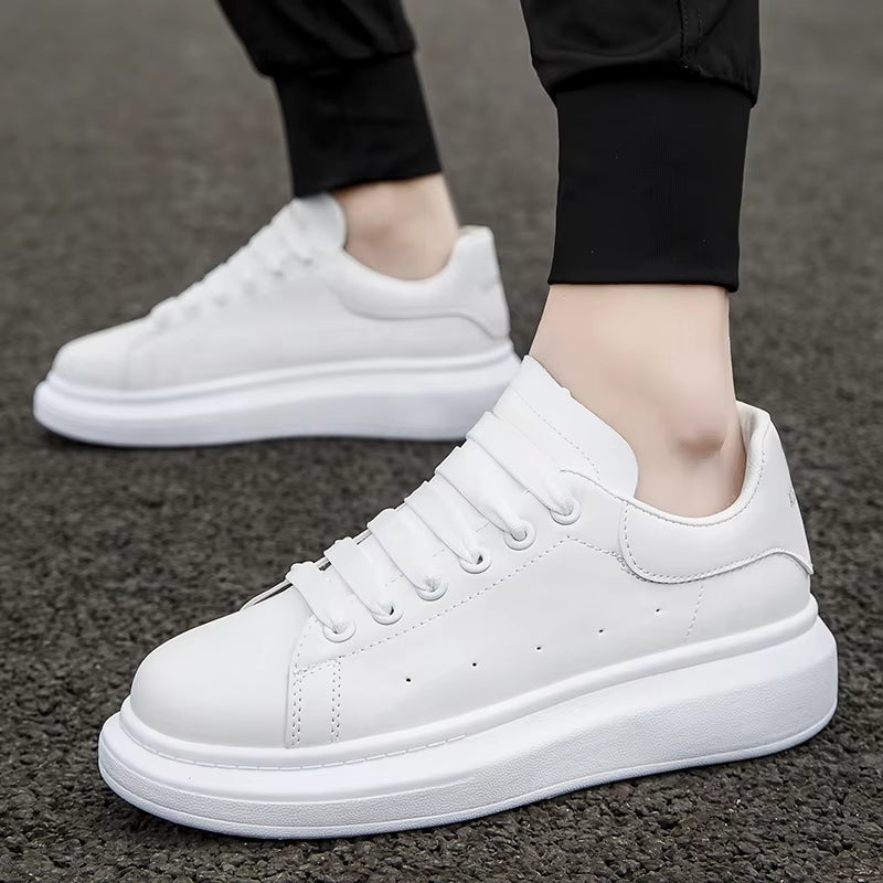 Matthew – Åndbare Snøre Sneakers med Rund Tå