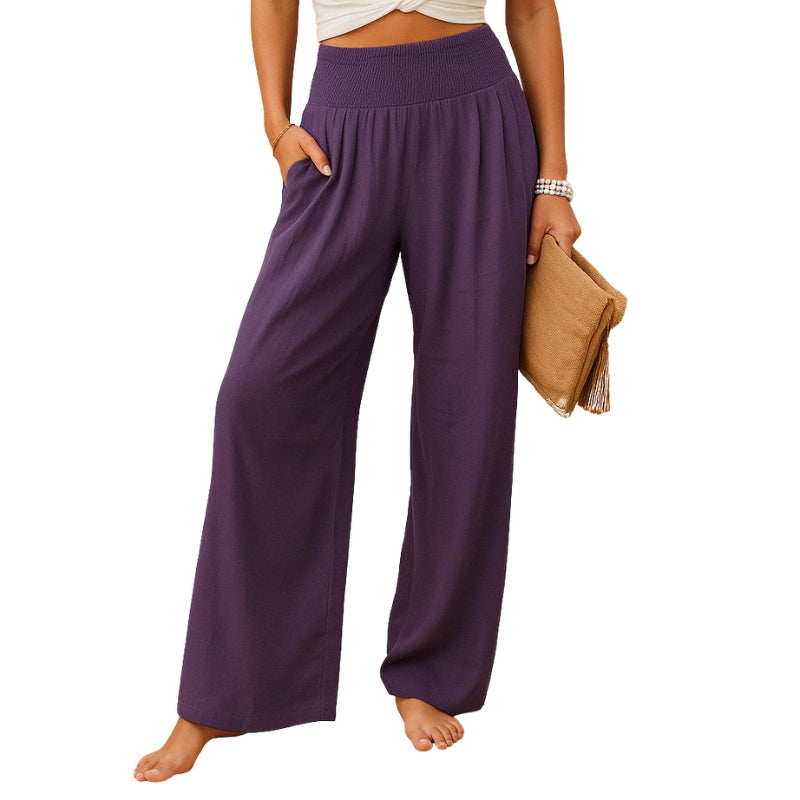 Noah – Letvægtsbukser med Lige Ben og Elastisk Talje