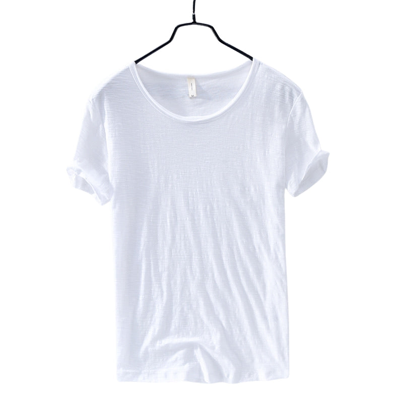 Elijah – Blød T-shirt med Rund Hals og Afslappet Pasform