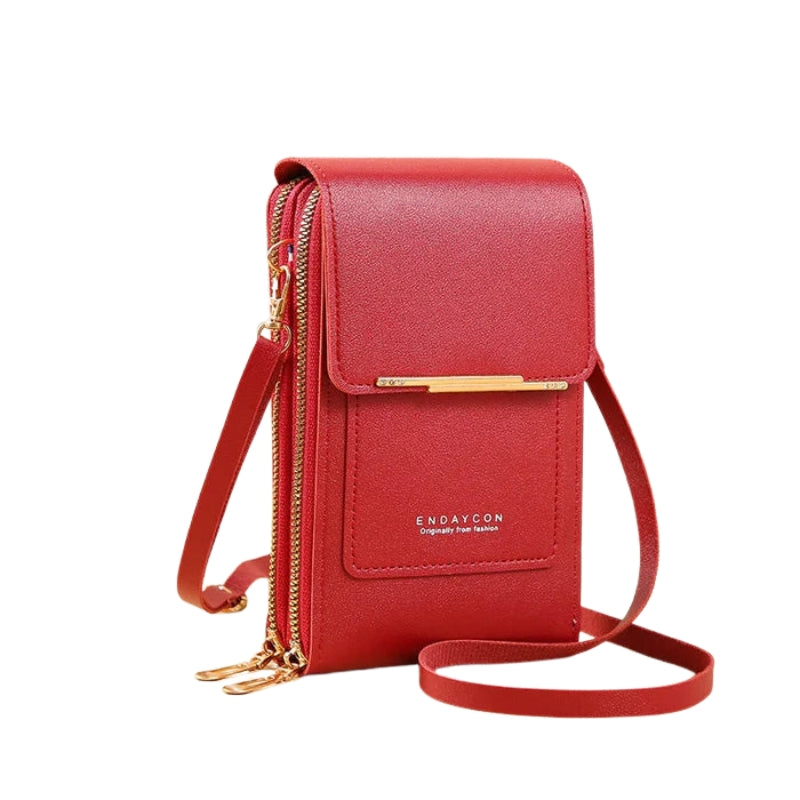 Emma – Skuldertaske med RFID-beskyttelse og Vandtæt Mobilrum