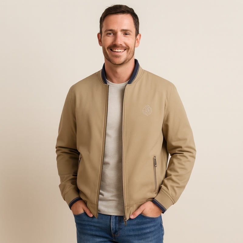 Jacob – Reversibel Langærmet Zip Bomberjakke