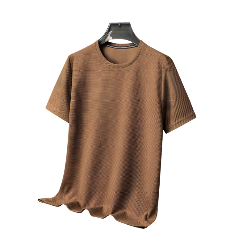 Jeremy – T skjorte med rund hals korte ærmer og løs pasform