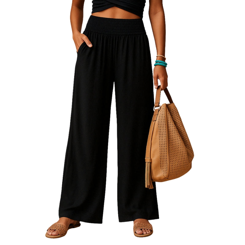 Noah – Letvægtsbukser med Lige Ben og Elastisk Talje