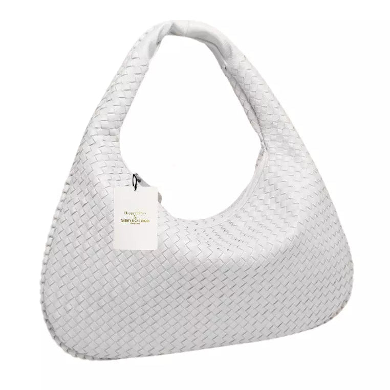 Arvella – Struktureret Håndtaske med Lynlåslukning og Organiseret Indre