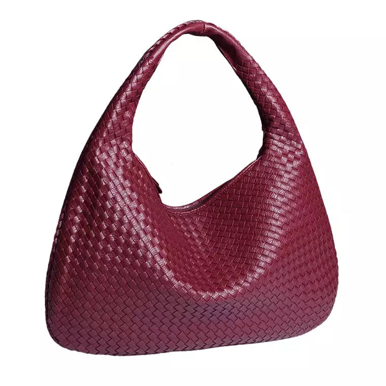 Arvella – Struktureret Håndtaske med Lynlåslukning og Organiseret Indre