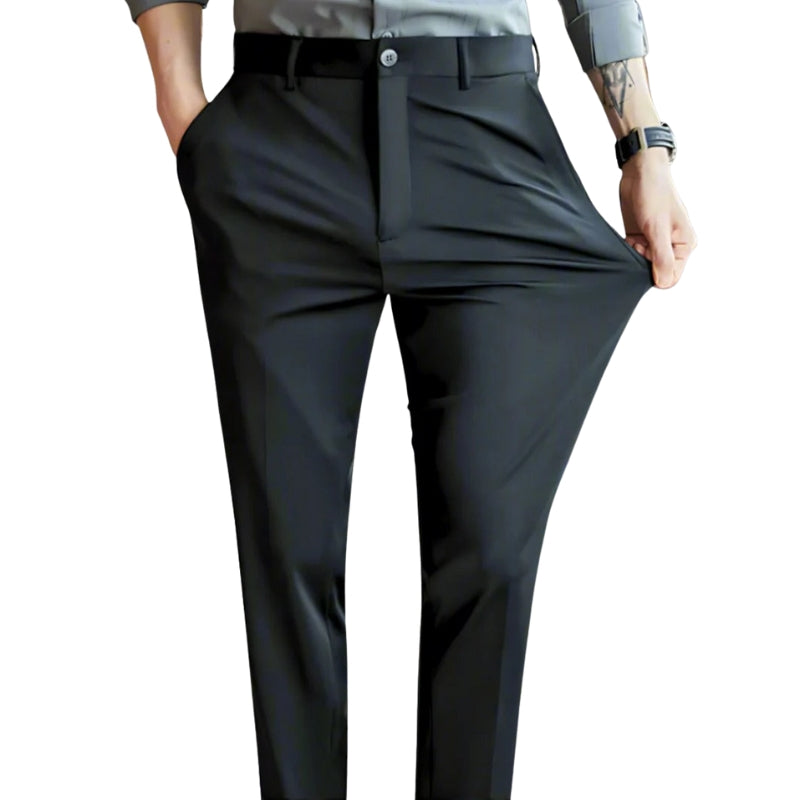 Arthur – Slim Fit Bukser med Elastisk Stof og Sidelommer