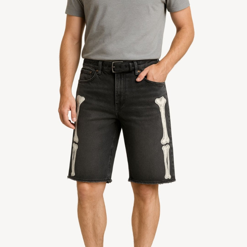 Owen – Løs Pasform Shorts med Lommer og Knaplukning