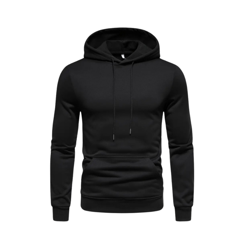 Jason – Langærmet hættetrøje med lommedesign