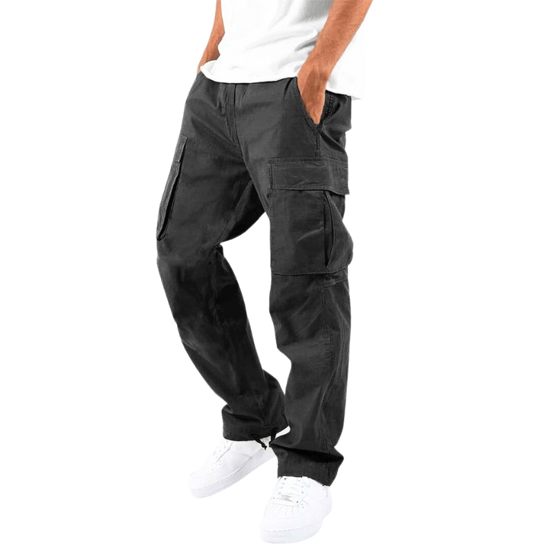 Leonard - Cargo Bukser med Flere Lommer og Justerbar Talje