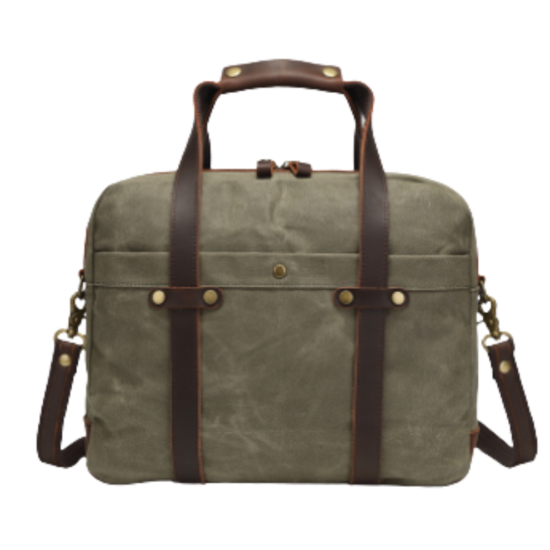 Hazel – Stor messenger taske med lynlås og justerbare stropper