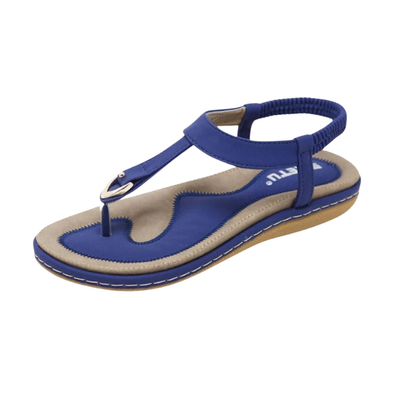 Kennedy – Flade Sandaler med Justerbar Strop