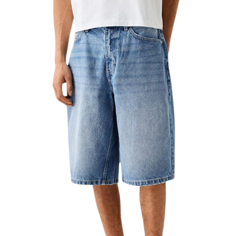 Robert – Løs Pasform Shorts med Bred Ben og Lommer