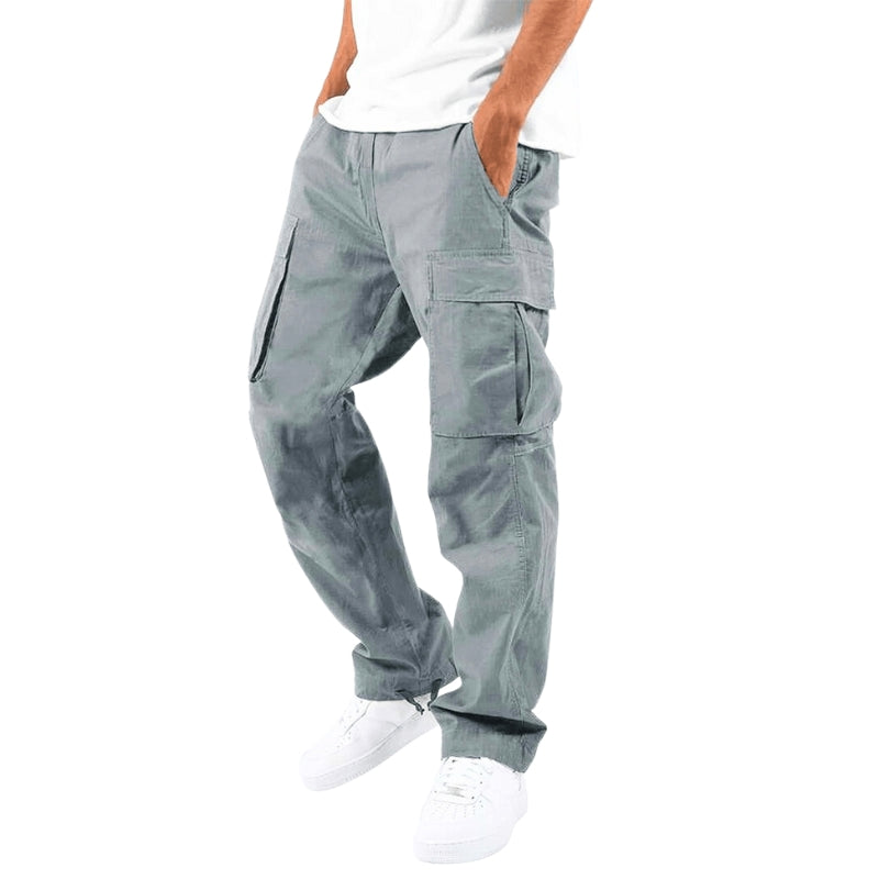 Leonard - Cargo Bukser med Flere Lommer og Justerbar Talje