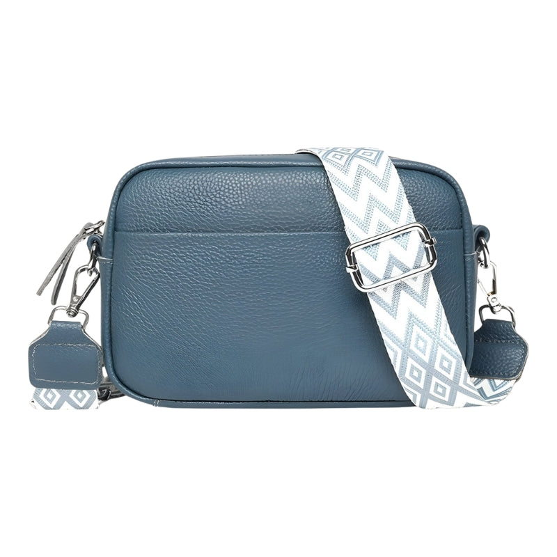 Maria – Skuldertaske med Lynlås og Justerbar Rem