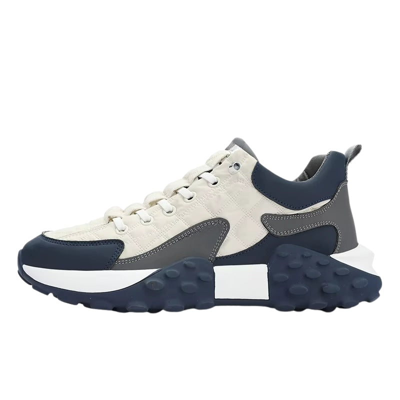 Michael - Wedge Sneakers med Snørelukning og Rund Tå