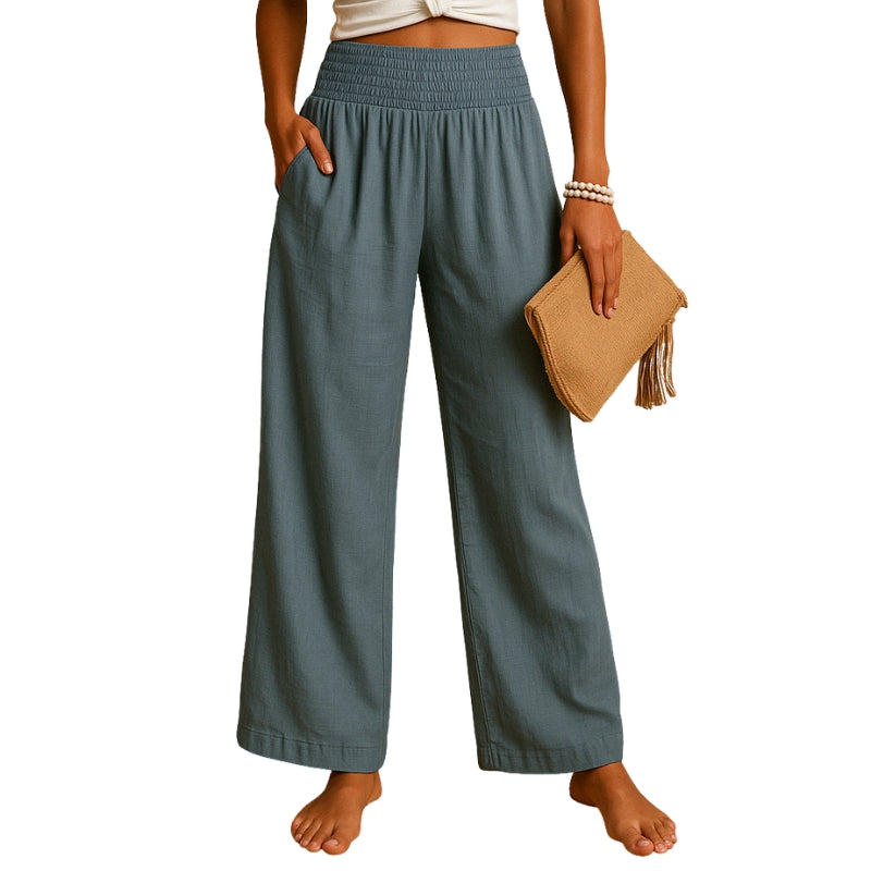 Noah – Letvægtsbukser med Lige Ben og Elastisk Talje