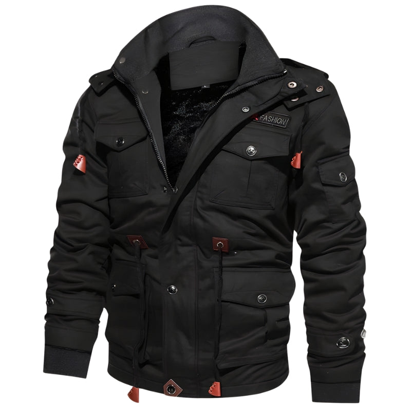 Christopher – Lange Ærmer Jakke med Justerbar Talje og Lommer