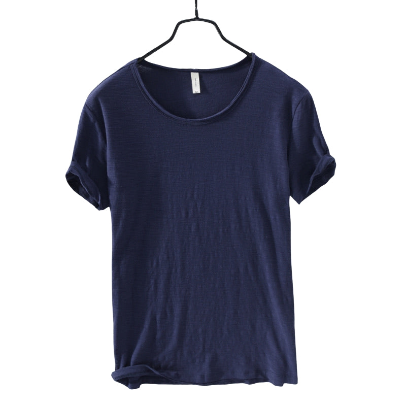 Elijah – Blød T-shirt med Rund Hals og Afslappet Pasform