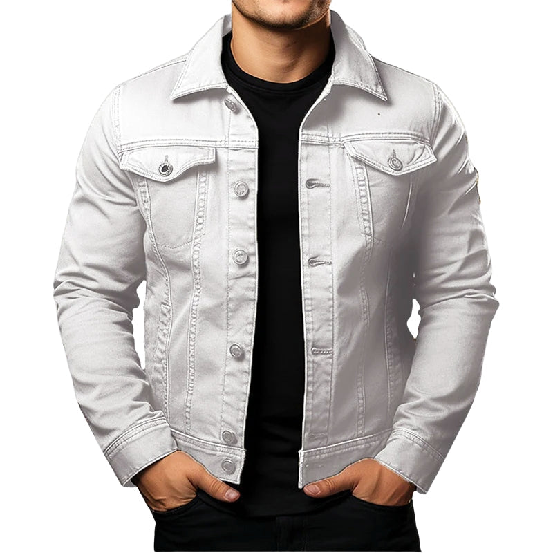 Ryan – Lange Ærmer Jakke med Klassisk Krave og Brystlommer