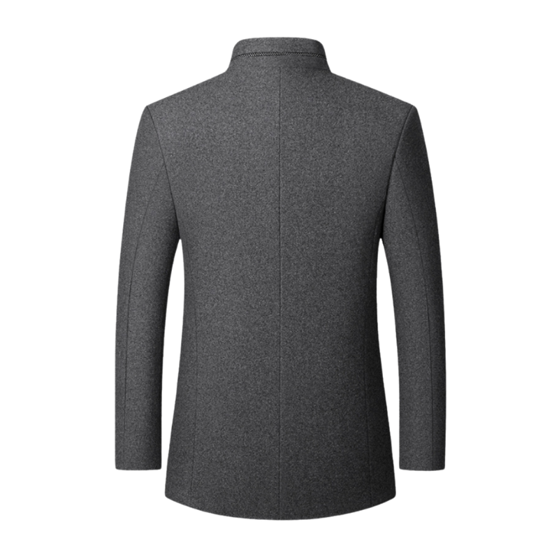 Logan – Langærmet Blazer med Knaplukning og Frontlommer