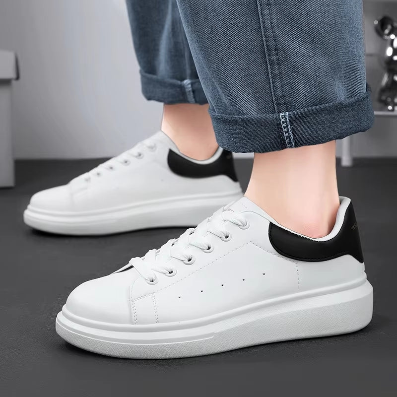 Matthew – Åndbare Snøre Sneakers med Rund Tå