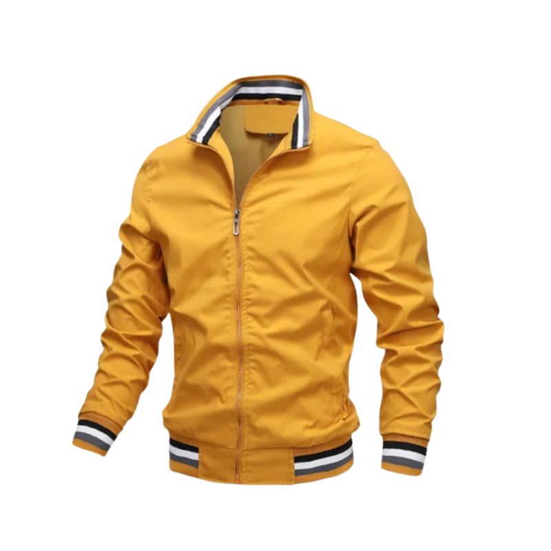 Alaric – Lange Ærmer Jakke med Lynlås og Lommer