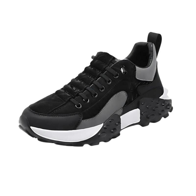 Peter – Løbesko med tyk sål skridsikker bund og snørebånd i mesh